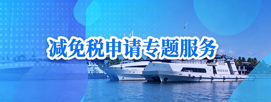 减免税申请专题服务